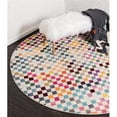 thumbnail image 1 of Unique Loom 3139811 8 x 8 Pi. Palm Bay Tapis Chromatique Rond & 44; Multi Couleur, 1 of 2