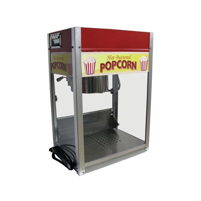 Paragon 1108150 Machine à Maïs Soufflé avec Bouilloire de 8 oz et Fini Rouge, 120 V