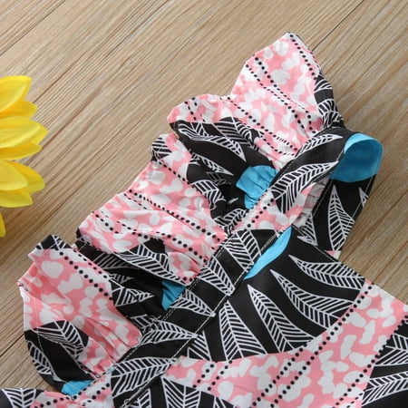 

nsendm Backless Dresses Toddler Girls Dress Princess Fly Kids Traditional Sleeve Style African 16Y Ankara Spinning Tales Dress Dress Pink 4-5 Years