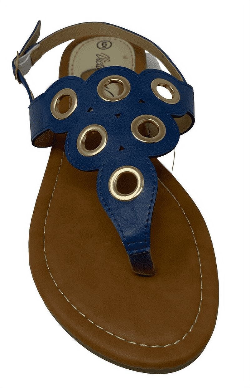 Victoria K Circular Perforated Design Sandals (Women)