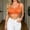 Orange, variant on Njagoc3 Cotton Bras for Women No Underwire Full Coverage Everyday Bra Comfortable Wireless Padded Bras