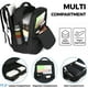thumbnail image 4 of Mochila de Viaje MATEIN Extra Grande 40L Aprobada para Vuelo con Puerto USB y Compartimento para Zapatos, 4 of 5