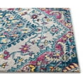 Well Woven Adeline Bohemian Vintage Medallion Blue Multicolor Area Rug