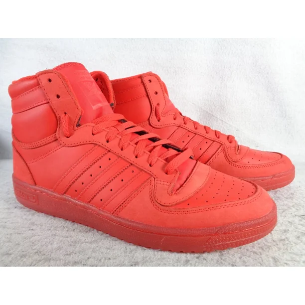 Adi - das Originals Top Ten Hi Shoes Mens US 11.5 GX2079 Vivid Gym Red Leather