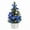 Blue 15.74in, variant on Mareep Christmas Trees with Lights, Christmas Tree Decorations Mini Artificial Trees, Small Christmas Tree Potted, Small Festive Tabletop Decor for Home, Office, Mantel, Gift Ideas