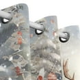 thumbnail image 3 of Christmas Trees Deer Snow Gifts Lambs Black Out Curtains 84 Inch Length Curtains for Sliding Glass Doors Bedroom Living Room 2 Pack, 3 of 6