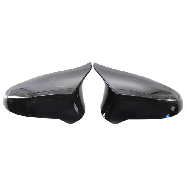 Un par de cubiertas de espejos laterales en negro brillante para BMW F80 M3 2015-2018, de fibra de carbono Soledad Cubiertas de espejos laterales