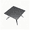 59"x 59"x 28" Black, variant on 6 - Person Rectangular 63"L X 38"W Outdoor Dining Table
