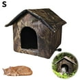 thumbnail image 1 of Abri Extérieur pour Chats pour l'Hiver - Maison pour Chat Imperméable avec Chaleur Thermique, 1 of 8