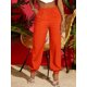thumbnail image 1 of Pantalones Harlan con punta de zapato sólida de verano, pantalones casuales con costuras de moda, pantalones con cordón para mujer, pantalones geniales de verano, 1 of 6