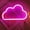 Pink, variant on Cloud Neon Light for Wall Decor,  or   Cloud Sign Shaped Decoration Wall Lights for  Aesthetic Teen Girl  Room Christmas Birthday Wedding Party