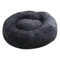thumbnail image 3 of kusrkot Lit de Couchage pour Chat et Chien, Lit Rond pour Animal d'Intérieur, Nid, Gris Foncé, 3 of 8