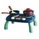 thumbnail image 4 of Juego de cocina para niños de 19 piezas, utensilios de cocina, juguetes de cocina interactivos de simulación. Azul, 4 of 9