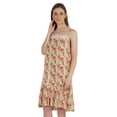 thumbnail image 3 of Bimba Printed Rayon Nightwear for Womens Spaghetti Strap Night Dress Sexy Nightgown, 3 of 7