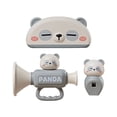 thumbnail image 1 of Kids Harmonica Whistle Set, 3 Piece Portable Musical Instrument Toy with Panda Design, for Children Ages 3 And up, 1 of 8