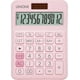 thumbnail image 1 of Calculadora rosa UNIONE, LCD dual, portátil. Negocios, oficina, escuela, 1 of 3