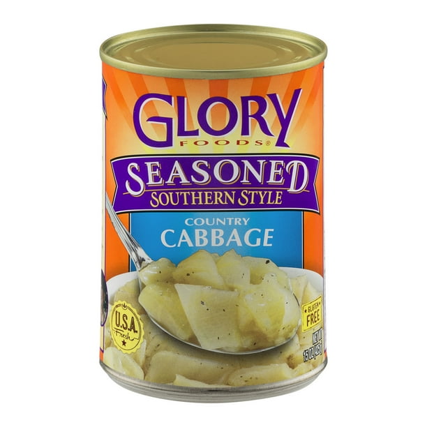 Glory Foods Seasoned Southern Style Country Cabbage, 15 Oz Walmart