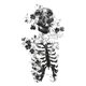 thumbnail image 2 of Halloween Floral Skull Print Short Sleeve Crew Neck T-shirt, Casual Sports Short Sleeve Crew Neck Summer Top, Women's Clothing, 2 of 6