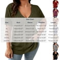 thumbnail image 3 of Naotn Summer Ribbed Tops for Women Fashion Casual V Neck Short Sleeve Shirts Trendy Holiday Tunic Blouses, 3 of 7