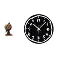 thumbnail image 1 of Figura de escritorio,Reloj de mesa con figura de globo terráqueo,decoración para oficina y hogar,Reloj de pared,Reloj de pared silencioso,sin tictac,decorativo,Reloj de pared moderno y, 1 of 8