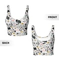 thumbnail image 5 of Lsque Puppy Printed Women'S Sports Bra, Compression, Moisture Wicking, High-Impact Sports Bra For Women,Supportive sports bra-Medium, 5 of 9