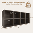 Stackable Cube Shelf Prilinex Stackable 8 Cube Storage Organizer Bookcase, Wood Cube Shelf ...