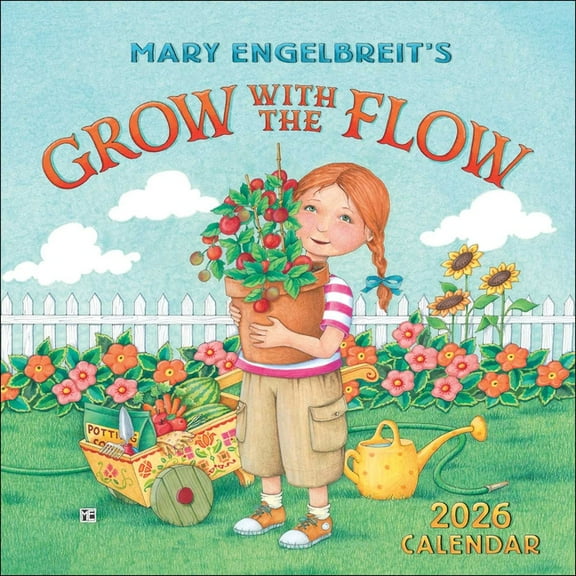 Mary Engelbreit's Grow with the Flow 2026 Mini Wall Calendar, (Paperback)