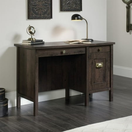 Sauder New Grange Home Office Desk In Coffee Oak Home Office Desk In Coffee Oak