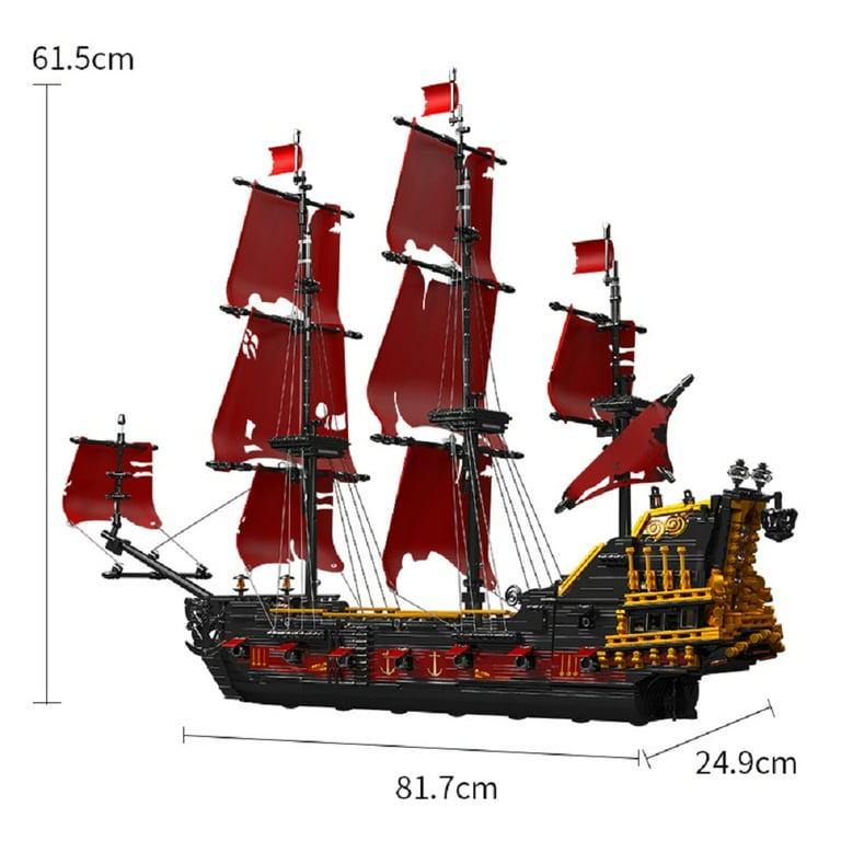 Lego red pirate ship hot sale
