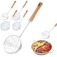 thumbnail image 5 of Slotted Spoon,1 Pack Stainless Steel Strainer,Spoon for Frying and Cooking,Frying Strainer, Kitchen Cooking Colander,Stainless Steel Wire Strainer Ladle for Cooking and Frying,Kitchen Utensils(18CM), 5 of 5