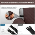 thumbnail image 4 of CHUANK 100% Waterproof Couch Covers Non-Slip Sofa Cover with Elastic Straps&Silicone Backing Furniture Protector Covers Sofa Slipcovers for Kids Pets Dogs  Gray  Sofa (Three-couch Sofa), 4 of 10
