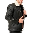 thumbnail image 2 of Chamarra Vinipiel Tipo Biker Shendy Vendi Negro Blanco Grande, 2 of 4