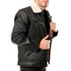 thumbnail image 2 of Chamarra Para Hombre Shendy Vendi Chaqueta Vinipiel Tipo Biker Negro Blanco Chica, 2 of 4