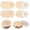 100pcs of Skin Colour, variant on Nipple Covers Disposable Nipple Stickers Self Adhesive Invisible Nipple Flower Round Shape Nipple Pasties for Women Girls(Skin)