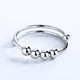 thumbnail image 2 of Anillo De Ansiedad De Rotación Libre Abierto Unisex Con Cuentas Anillos De Cuentas Giratorias Apilables Ajustables Methold AP005720-00, 2 of 6