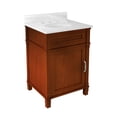 thumbnail image 1 of Rosedale Chestnut Bath Vanity with Marble Top, 1 of 9