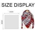 thumbnail image 2 of Bufanda de manta de invierno cálida y acogedora para mujer, elegante, suave, gruesa, a cuadros, bufandas gigantes, capa de chal, 2 of 7