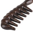 thumbnail image 4 of Peines para el cabello de sándalo negro 100% natural hechos a mano, antiestáticos, aroma a sándalo, desenredante natural, peine de madera (peine engrosador de dientes extra anchos), 4 of 5