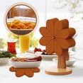 thumbnail image 2 of Modern Minimalist Foldable Wooden Windmill Decorative Ornament Natural Color Desktop Art Piece For Home, 2 of 5