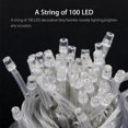 thumbnail image 4 of Sinhoon Light Ropes & Strings Indoor/Outdoor 33 ft Plug-in 8 Modes LED Fairy String Lights, 4 of 8