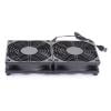 thumbnail image 2 of Kuymtek Enrutador inalámbrico Ventilador de refrigeración dual TV Set-Top Box Ventilador enfriador de disipación de calor, 2 of 4