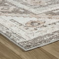 thumbnail image 2 of Rug Branch Cadence Modern Vintage Indoor Area Rug, Brown Beige - 4'x6', 2 of 5