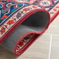 thumbnail image 5 of SAFAVIEH Tucson Medici Traditional Machine Washable Runner, 2'6" x 10', Red/Blue, 5 of 8