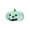 Mint Green, variant on Dumpling Squishies,Halloween Pumpkin Glitter Dumpling Squishies, Spooky Ghost Stress Balls Fidget Sensory Squeeze Dumpling with Steamer ,Halloween Gifts