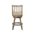 thumbnail image 3 of Pemberly Row 24" Wood Swivel Counter Stool in Drift Wire-Brush Natural, 3 of 4