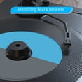 thumbnail image 3 of Audio LP Vinyl Turntables Metal Disc Stabilizer Record Player Weight Clamp HiFi Silver, 3 of 8