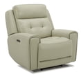 thumbnail image 2 of Liberty Furniture Carrington Transitional Leather Power Recliner in Off White, 2 of 4
