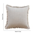 thumbnail image 2 of Wind Stripe Tassel Throw Pillow Cover – Elegant, Durable, and Easy to Clean Sofa Decor for Home & Outdoor Living, 2 of 5