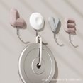thumbnail image 4 of Davurpey light luxury LOVE plastic letter hook creative no punch dorm bedroom bathroom kitchen door back wall adhesive hook, 4 of 7