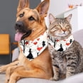 thumbnail image 4 of Valentine's Day Translucent Light Breathable Chiffon Yarn Cat Bandanas Pack of Two - 40.6x40.6x58in & 53.3x53.3x76.2in Sizes, 4 of 5